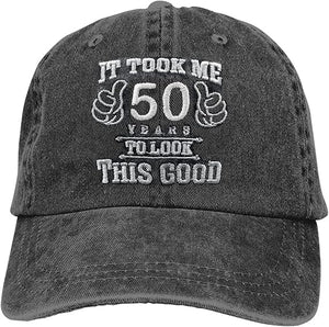 70th Birthday Gifts for Men, It Took Me 70 Years to Look This Good Vintage Embroidered Baseball Cap 1955 Hat 1945 - 1985 Adjustable Cotton Birthday