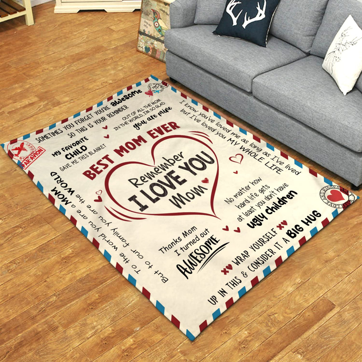 Gifts for Mom from Daughter Son - Super Soft Fleece Throw Blanket for Couch Bed - Mother's Day Best Mom Birthday Gifts for Women Mama, Present for Stepmom Mother-in-Law