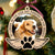 Dog Photo Frame Memorial Christmas Ornaments 2025 - Forever in Our Hearts, Remembrance, in Memory Gifts Loss of Dog, Cat - Pet Loss, Pet Sympathy Personalized Picture Ornaments for Christmas Tree