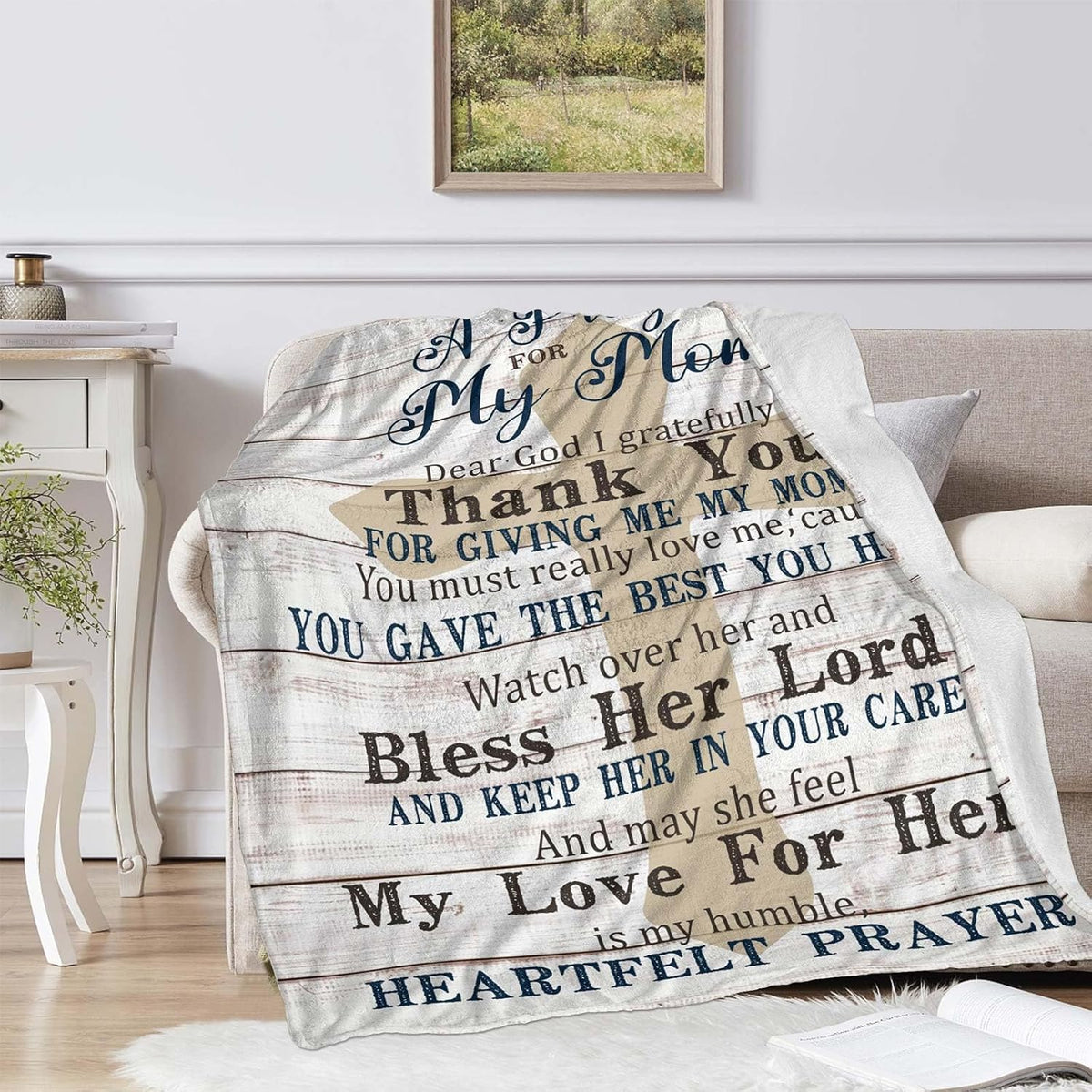 Mothers Day Blanket for Mom - Mom Gifts for Mother's Day from Daughter, Son - Mother Birthday Gifts - Moms Birthday Gift Ideas - Birthday Presents for Moms - to My Mothers Throw Blanket