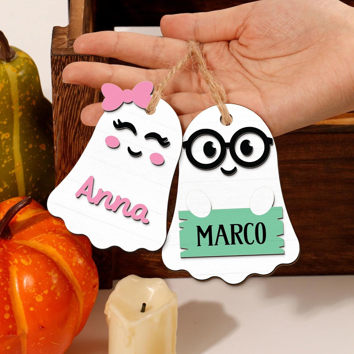 Personalized Halloween Layer Wood Ornament , Custom Halloween Gifts, Custom Wood Name Ornament , Halloween Gifts Halloween Decor,Halloween Gift