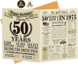 Funny 80th Birthday Gifts for Women Men, Jumbo 80th Birthday Card for Mom Dad Grandma, Gifts for 80 Year Old Man Woman Parents, Vintage Back in 1945 Birthday Cards Gifts, 80th Birthday Decorations