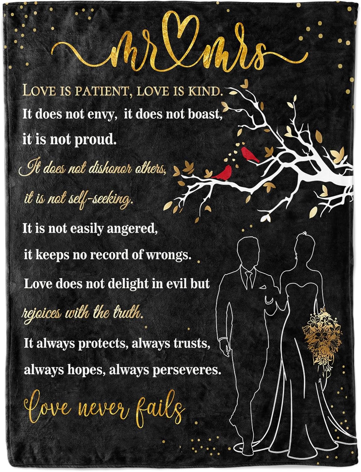 Wedding Gifts for Couples 2025 Soft Blanket, Bridal Shower Gifts for Bride to Be, Anniversary Mr and Mrs Gifts, Wedding Gifts for Newlyweds Just Married Gifts Wedding Throw Blanket