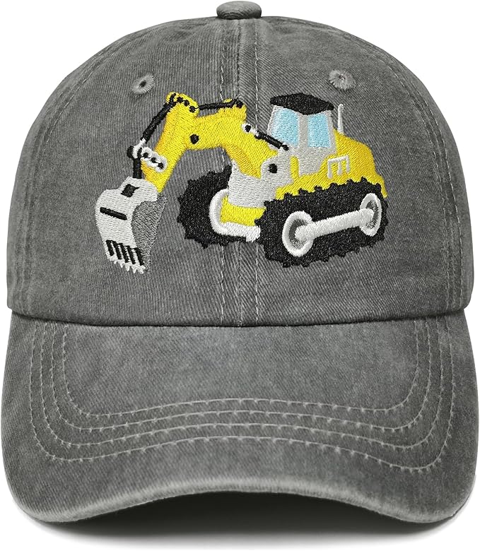 Embroidered Excavator Baseball Hats for Girls Boys 81Ygtq3BAtL._AC_SX679.jpg