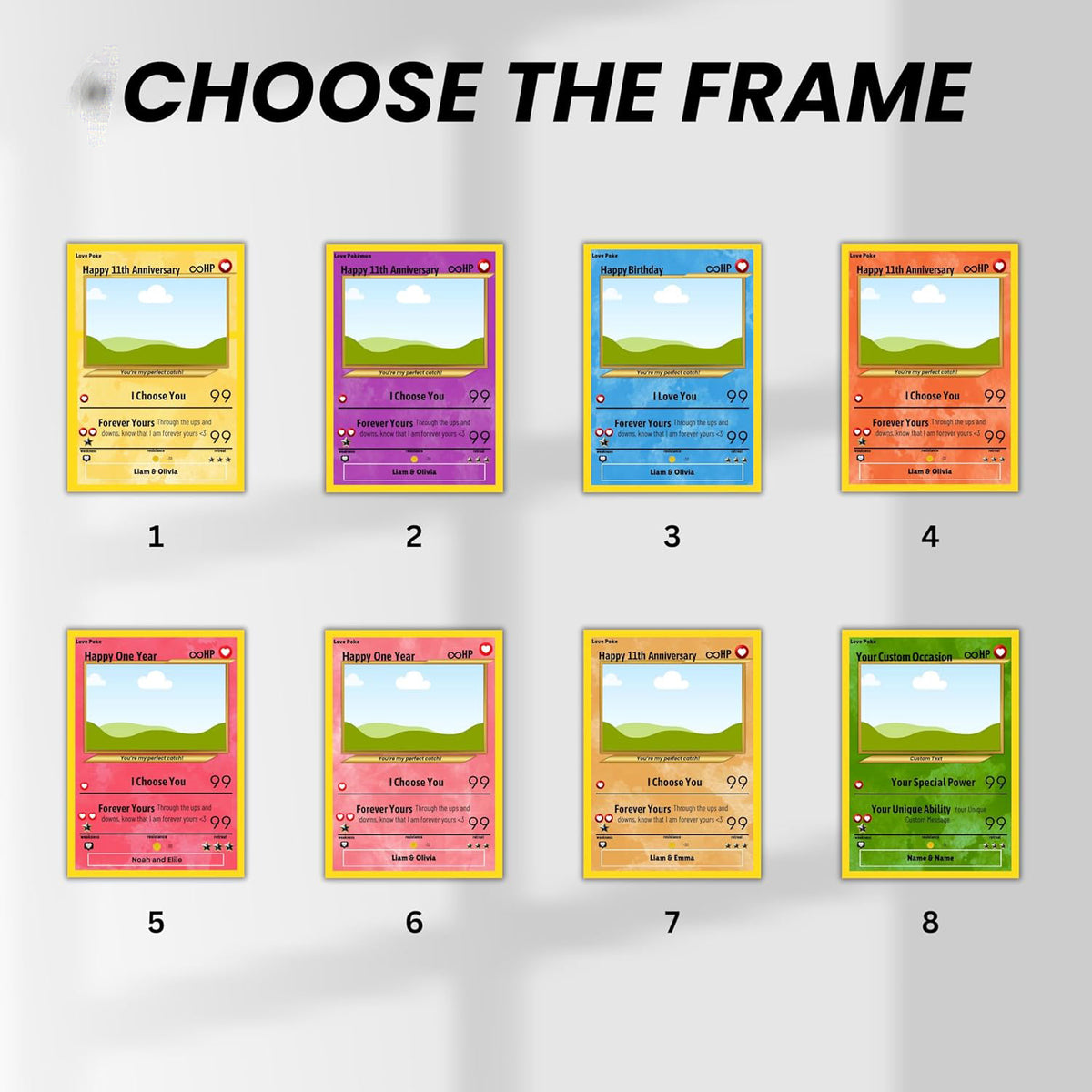 Custom Dog Poke Card with Your Photo Personalized Trainer or Character Card Customizable Background, Name, Stats & Text Great Gift for Kids, Couples, Gamers & Fans - Great Birthday Gift