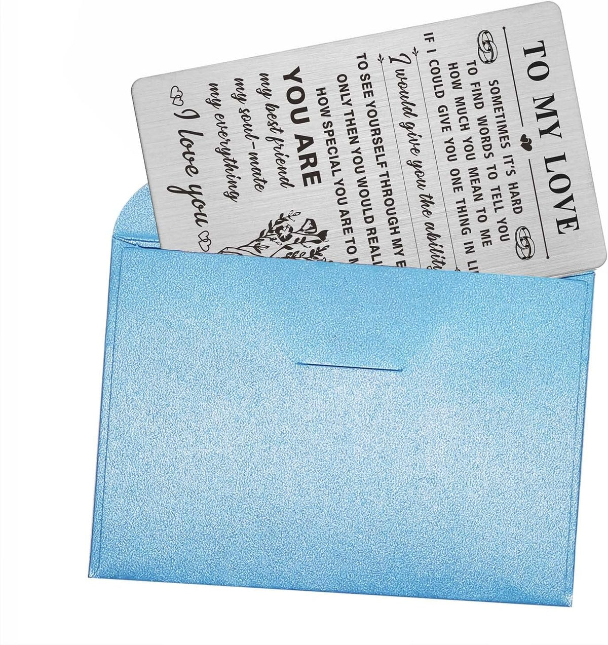 I Love You Gifts for Her Women, Romantic Wedding Anniversary Card for Girlfriend Wife, I Love You Always and Forever, Valentine's Mother's Day Christmas Birthday Card for Wife Girlfriend Woman