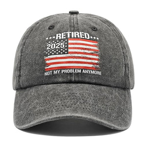 Retirement Gifts for Woman Men, Retirement Hats 2025, Cool Retired Gift - Adjustable Printed Baseball Cap