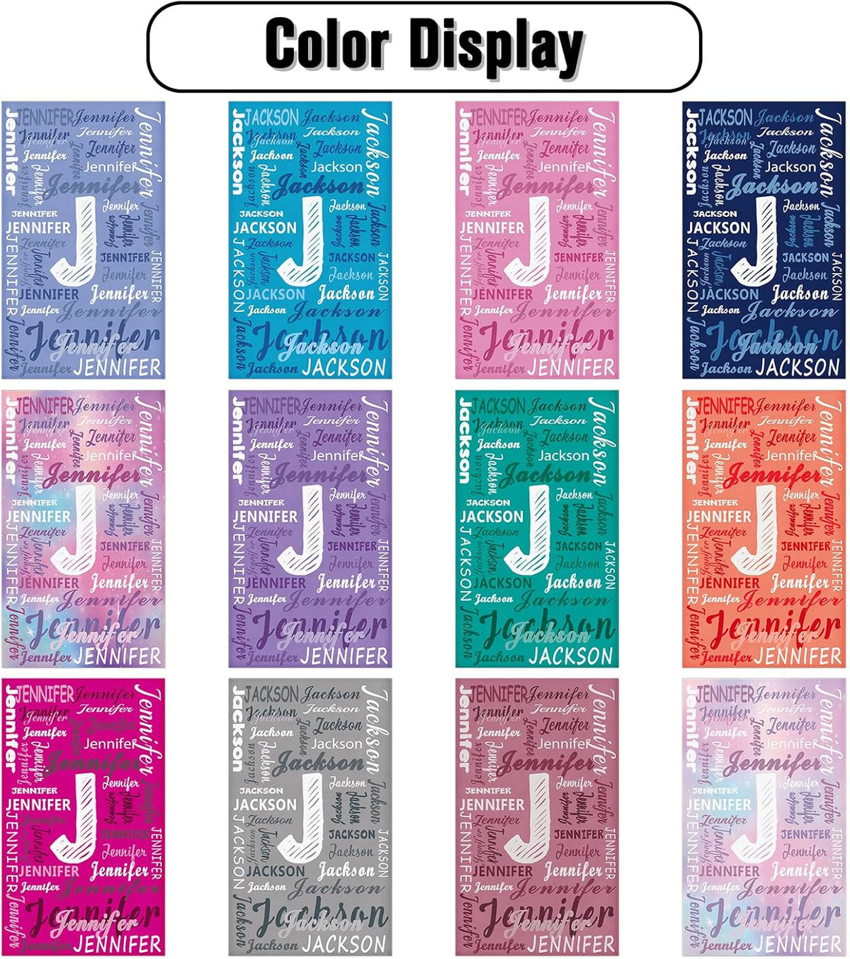 Personalized Kids Beach Towels Custom Sand Free Microfiber Beach Towel with Names & Monogram Customized Quick Dry Pool Towels for Girls Boys Standard Size Easter Gifts for Kids