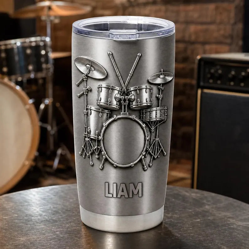 Drums Are My Therapy - Personalized Drum Tumbler, Custom Name Drum Tumbler, Birthday Anniversary Present for Him, Drum Player Gift 81ad14e6-8f86-473e-9846-b75346184fd2-fghrt-4-.webp