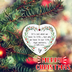 Friendship Ornaments - Custom Christmas & Birthday Gifts for Women - Home Decor Gift For Bestie Gift For Friends