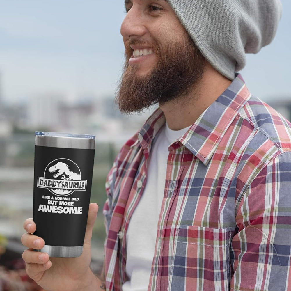 Fathers Day Gift For Dad From Daughter, Son, Kids - Birthday Gift For Dad, Husband, Men - Best Present Idea For Father, Husband, Bonus Father From Daughter, Son, Wife - Tumbler