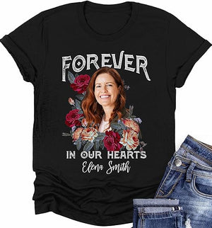 In Loving Memory Family Loss Custom Photo Memorial Gift Tshirt, Personalized Name Year Rest in Peace Shirt 81bdNIbymnL._AC_SX522.jpg?v=1713586805