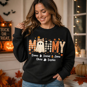 Halloween Mommy Ghost Names Sweatshirt - Personalized Sweatshirt 81c02424-58c7-43e8-a505-f0205d6f1e53.jpg