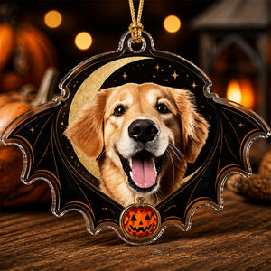 Custom Pet Photo Halloween Bat-Wing Acrylic Ornament - Personalized Laser Cut Custom Shape Ornament 81d02091-bea2-42ae-bc6a-bcb891ebff4e.jpg