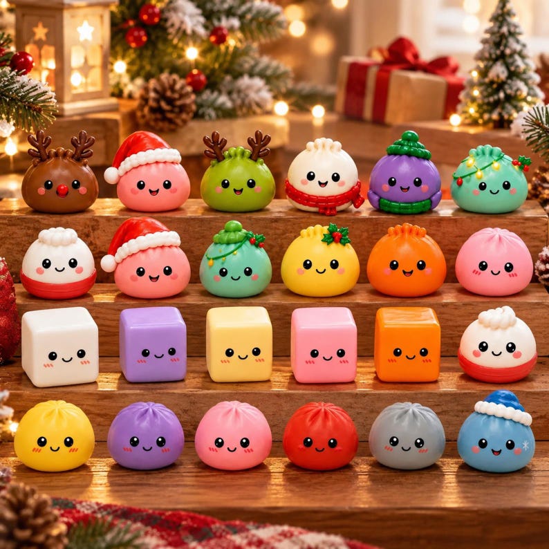 Christmas Gets Cuter Every Day - Personalized Dumpling Advent Calendar - Real Silicone Mini Dumpling Squishies 81d27602-e22e-42f6-9f1b-2404e062dda8-banner-7.jpg