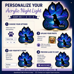 Paw Print Stained-Glass Pet Name Night Light – Dog Silhouette - Personalized Acrylic Night Light 81d46753-016c-44b3-9b33-650a11ec6054.jpg