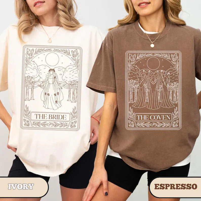 Custom Witchy Bachelorette Shirt, Tarot card Celestial Bach, Halloween Bachelorette Party Shirt, Witchy Shirt, Bride and Coven Wedding tee 81d79747-3102-444c-b204-1c795e7294c2-dfdfgdfg-2-.webp