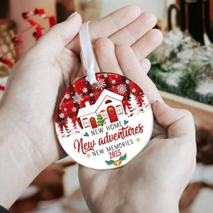 Ornament Newhome Ceramic 2025 Housewarming Gift for New Homeowners, Couples, or Family Unique Keepsake Decoration for First Home or New House Celebration