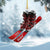 Personalized Snow Skiing Ornament, Custom Colored Skiing Mask Shape Ornament, Gifts for Skiing Lovers, Him, Her, Skiing Christmas Ornament, Ski Ornaments for Christmas Tree