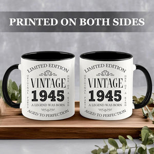 80th Birthday Gifts For Men Women - 80th Birthday Decorations for Men - Bday Gifts for 80 Years Old - 80 th Bday Ideas - 80 th Presents - Happy 80 Year Party Decorations - 1945 80 Vintage Mug