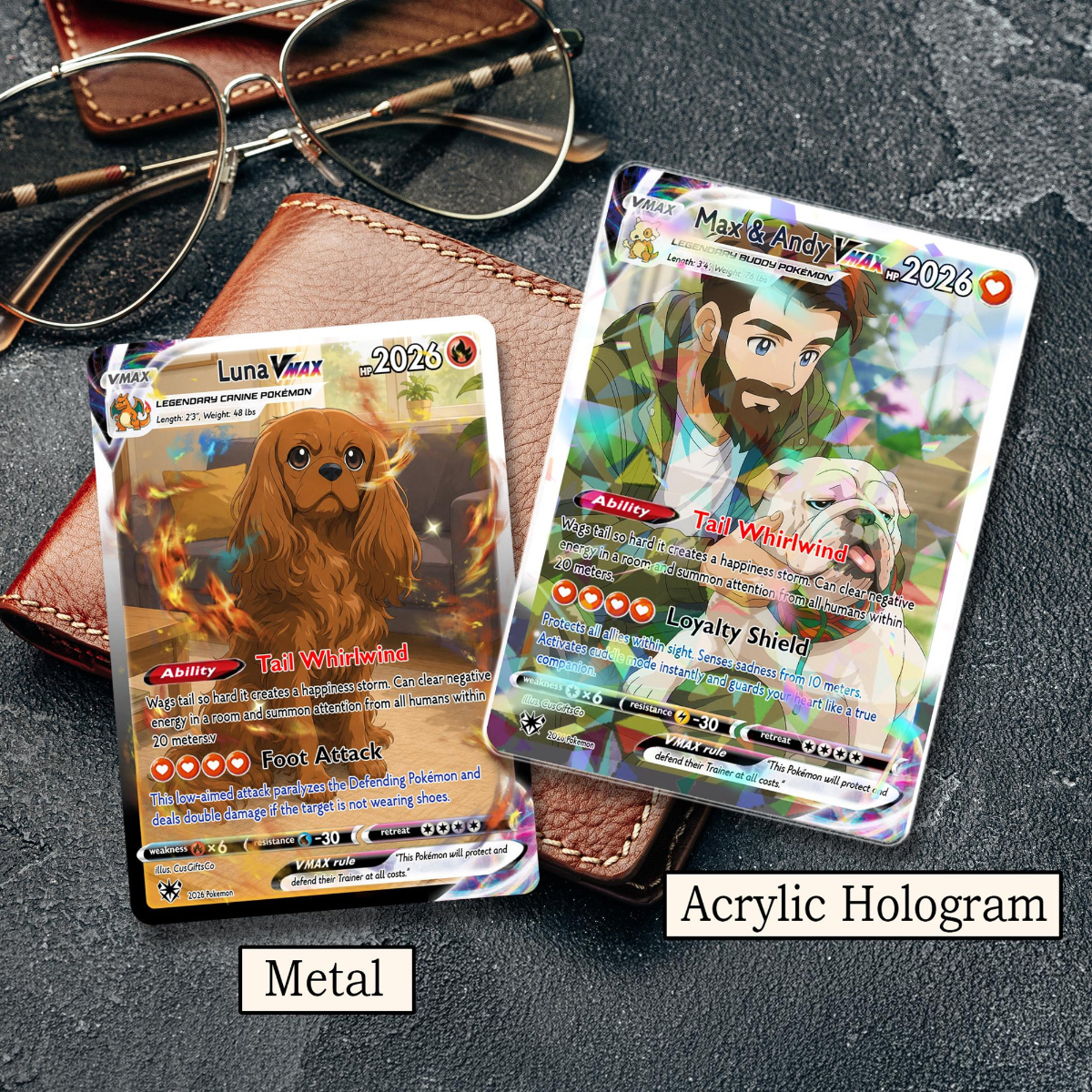 Personalized PKM Card Using Pet Photo, Your Pet as a PKM Card, Custom Pet Photo Gift, Cat Dad Gift, Pet Lover Gift, Pet Memorial Art 81ea4546-5751-4642-8eb5-d0589ca67650-5.png