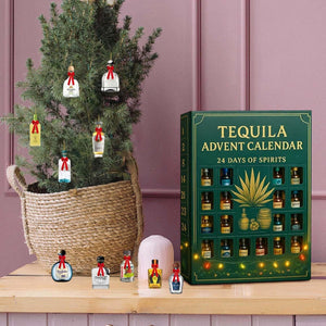 2025 Tequila Advent Calendar 24 Days Of Festive Surprises Mexican Inspired Holiday Countdown Gift 2d Acrylic Collectible Display Decor