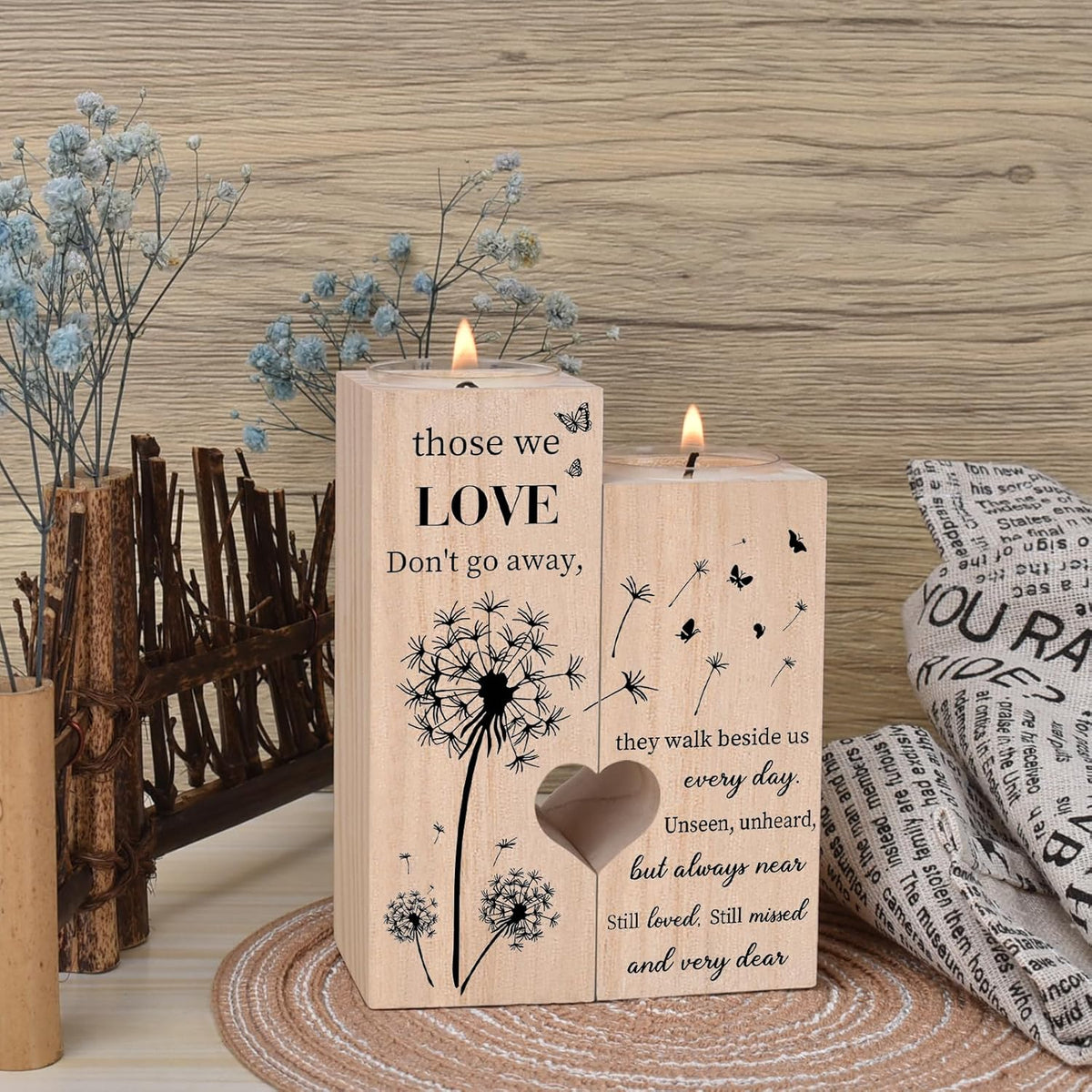 Sympathy Gifts for Loss of Loved One, Bereavement Candle Holders - Condolence Gift, Memorial Gifts for Mother Father Grandma