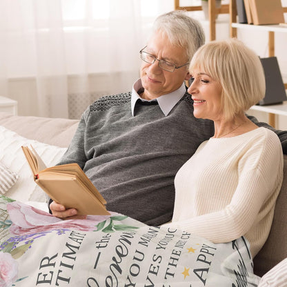 Retirement Gift for Woman, Retirement Blanket for Women/Men, Farewell Gifts for Coworkers, Going Away Goodbye Merch for Mom Grandma Throws Blankets 60 x50