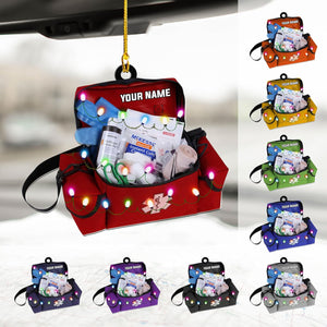 Personalized EMS EMT Paramedic Christmas Acrylic 2D Shape Flat Ornament 2025, Custom EMS, EMT Uniforms Ornament, Medical Christmas Ornaments, EMS Star of Life EMT Paramedic Ornaments