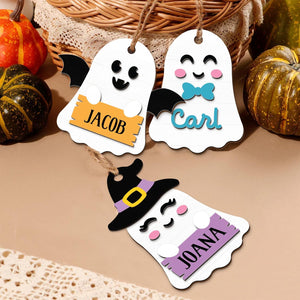 Personalized Halloween Layer Wood Ornament , Custom Halloween Gifts, Custom Wood Name Ornament , Halloween Gifts Halloween Decor,Halloween Gift