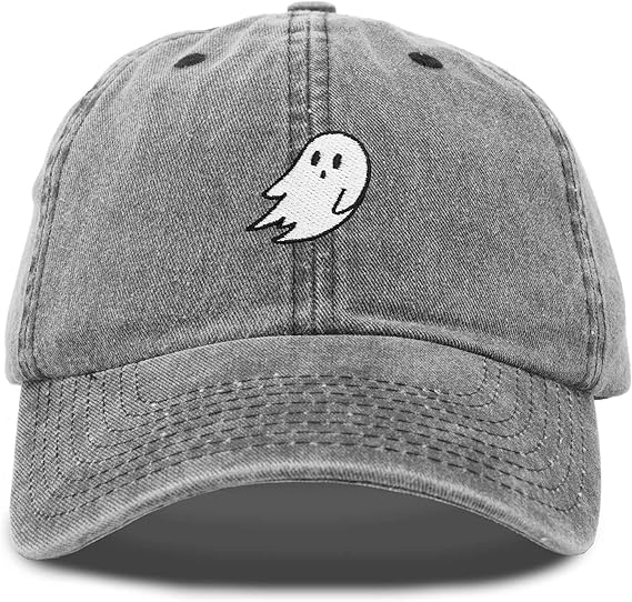 Ghost Embroidered Mens Womens Cotton Dad Hat Baseball Cap Adjustable 81kPgGuRp-L._AC_SX569.jpg