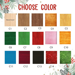 Personalized Christmas Ornaments with Names, Wooden Custom Christmas Ornament for Kids Adults Family, Custom Ornament for Christmas Tree, Personalized Ornaments with Name, Hanging Decoration Xmas Tree