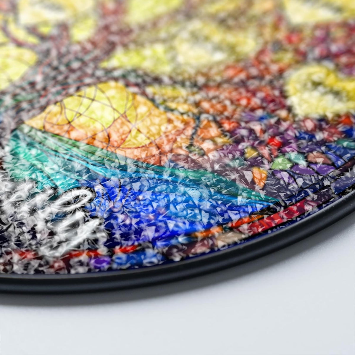 Personalized Family Unbreakable Bond Tree of Life Stained Glass Window Hanging Suncatcher, Gifts for Family, Stained Glass Home Decor, Gift for Parents, Grandparents & Loved Ones