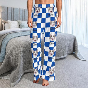 Custom Pajama Pants for Women Men, Personalized Photo PJ Pant Customized Couples Picture Pj Bottom Gift for Her Him