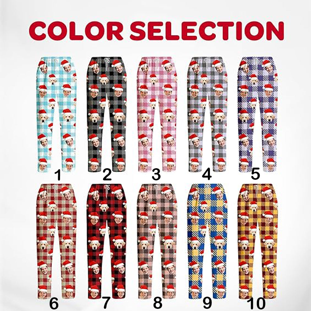 Custom Pajama Pants with Photo Men Women,Engagement Gifts for Couples,Personalized Wedding Gifts Christmas Gift