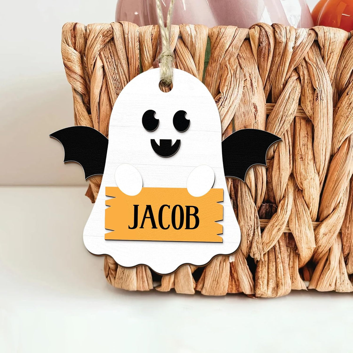 Personalized Halloween Layer Wood Ornament , Custom Halloween Gifts, Custom Wood Name Ornament , Halloween Gifts Halloween Decor,Halloween Gift