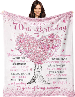 50th Birthday Gifts for Women Blanket 60 X50 , 50th Birthday Gifts, 50th Birthday Gift Ideas, 1975 Birthday Gifts, 50 Year Old Gifts for Women, 50th Birthday Gifts for Her,50th Birthday Blanket