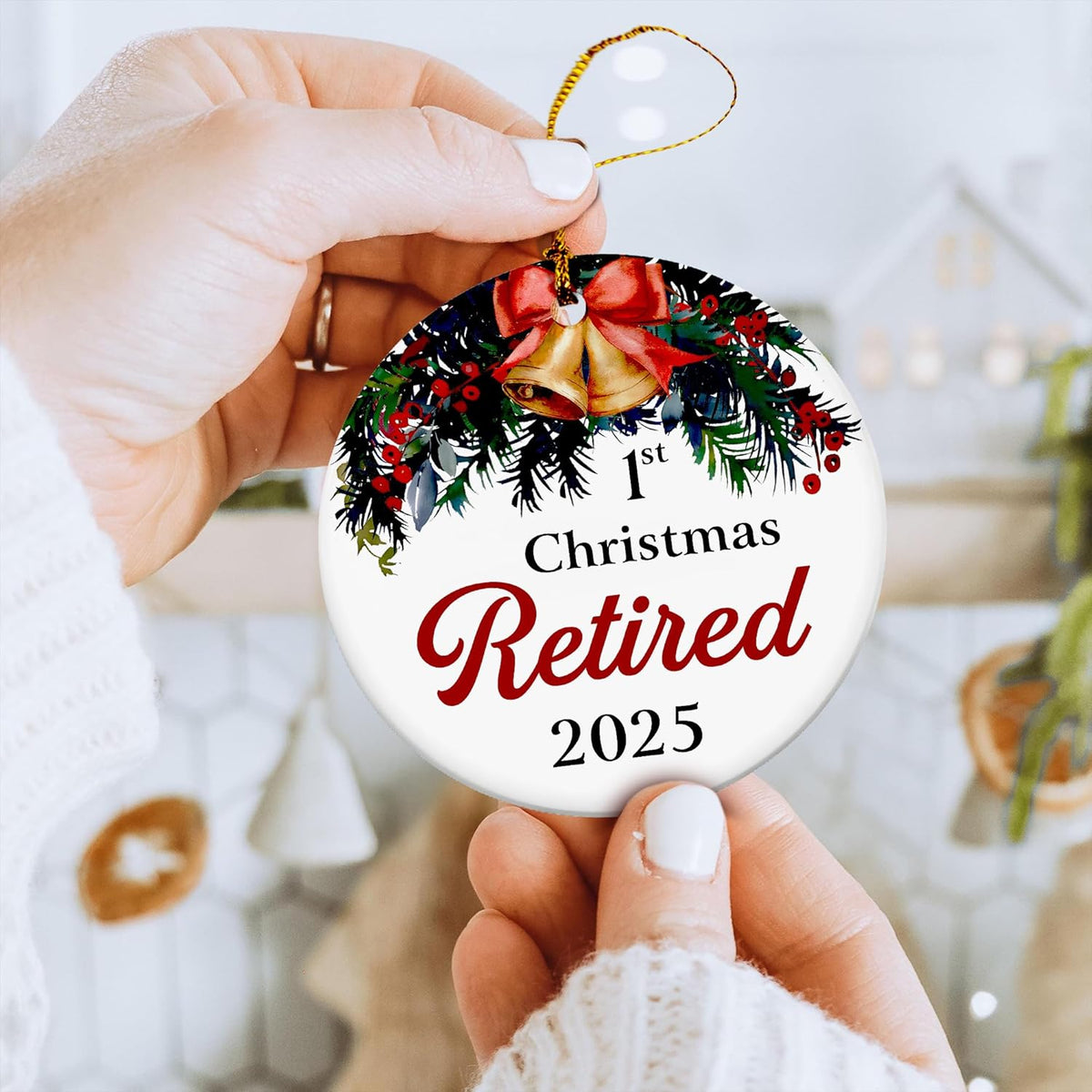 Retirement Gift for Woman 2025 - Best Retirement Gifts for Women 2025, Ideal for Retired Couples and Men, Ornament Gifts for Retiring Women, Unique Gift Ideal for Retired Woman and Men