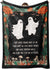 Friend Gift for Women - Funny Best Friend Friendship Birthday Mother's Day Halloween Ghost Blanket