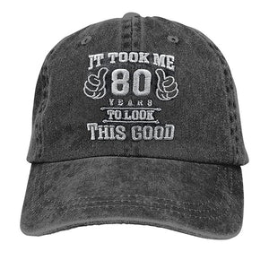 70th Birthday Gifts for Men, It Took Me 70 Years to Look This Good Vintage Embroidered Baseball Cap 1955 Hat 1945 - 1985 Adjustable Cotton Birthday