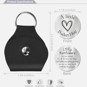 Pocket Hug Token keychain Gifts for Men Women Him Her Dad Mom Son Daughter Brothers Sisters Teacher Boy Girl Friends