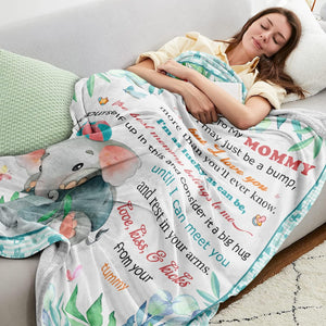 New Mom Gifts for Women, Mom to be Blanket, First Time Mom Gifts Ideas, Best Gift for New Mom Mommy After Birth, New Pregnancy Gifts for Mom Throw Blanket, Gender Reveal Gifts