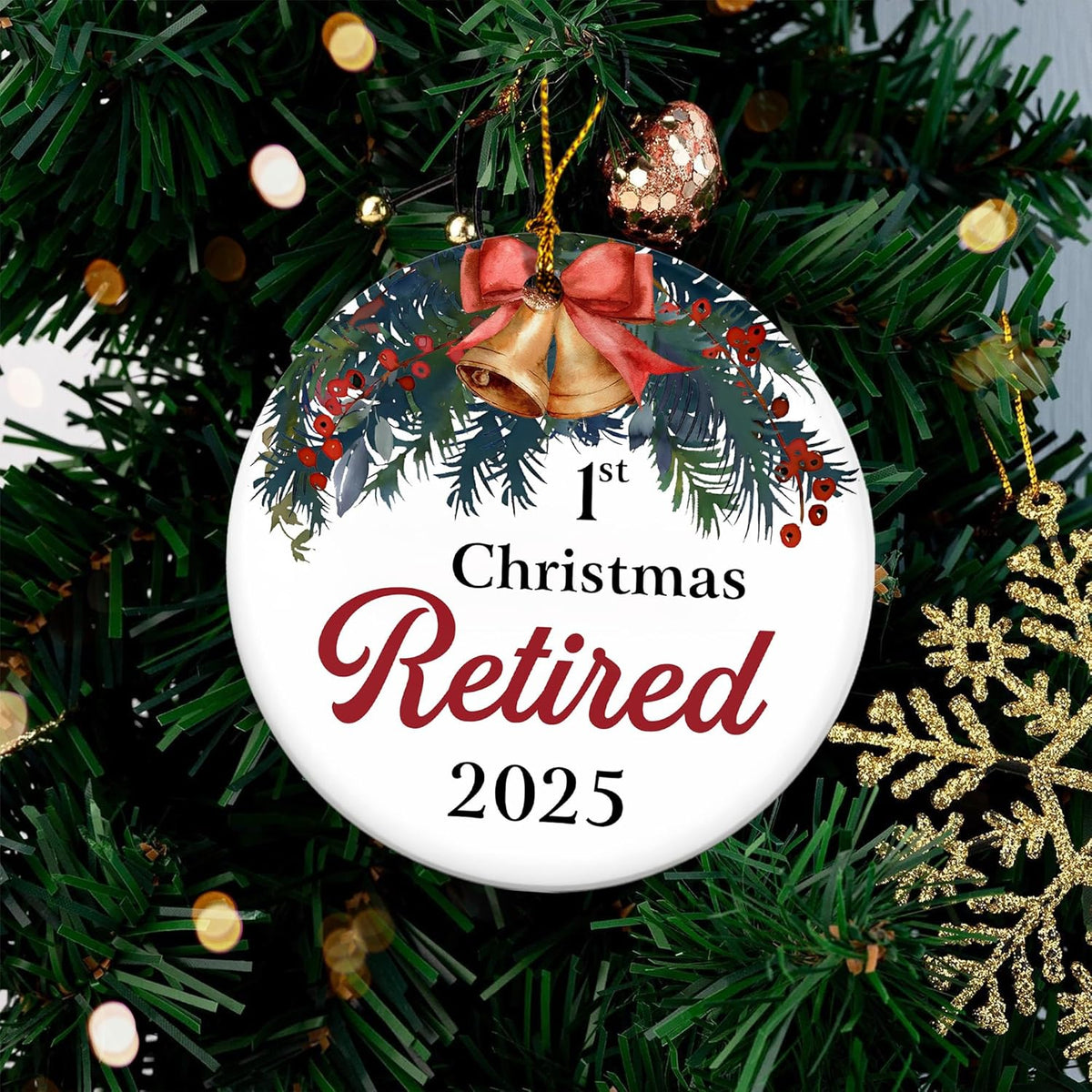 Retirement Gift for Woman 2025 - Best Retirement Gifts for Women 2025, Ideal for Retired Couples and Men, Ornament Gifts for Retiring Women, Unique Gift Ideal for Retired Woman and Men