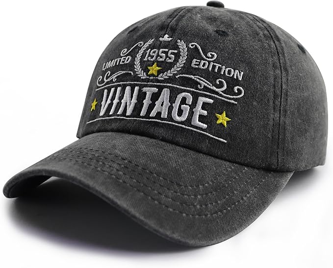 50th Gifts for Men Women, Vintage 1976 Custom Year 1936 1946 1955 1966 1986 1996 Hat Grandpa Gift Father's Day Gift