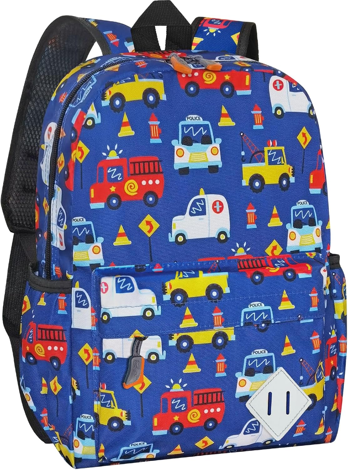 Little Kids Backpack for Girls Boys, Preschool Kindergarten Backpack Cute Car Patterns School Bag
