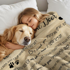 Customized Pet Memorial Gifts, Custom Dog Blanket with Picture Name, Personalized Pet Memorial Photo Blanket, Loss of Pet Sympathy Gift, Dog Passing Away Bereavement Gifts