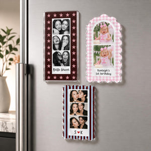 Personalized Checkered Frame Photo Magnet, Custom Family Photo Magnet, Besties Photo Manget, Couples Photo Magnet, Dog Cat Photo Magnet 8200b5ea-e136-432c-9de4-b30b12093d43-12.jpg