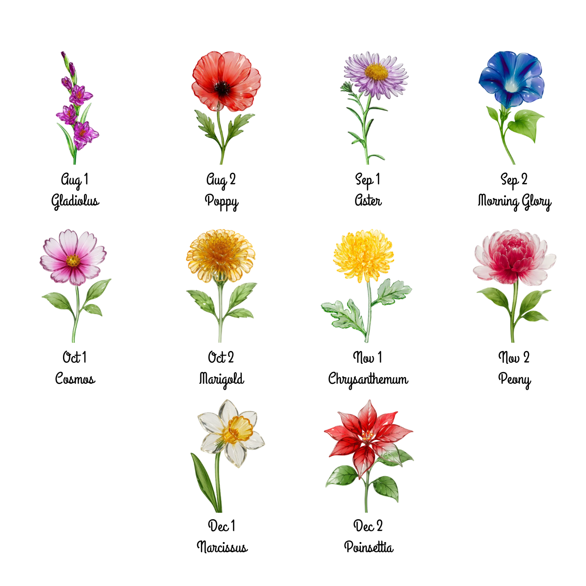 Make Life More Grand With My Lovely Kids - Personalized Kitchen Towel - Gift For Mom, Grandma 821543ac-7a3c-4b57-bcad-f9a3857a3e6a-glass-flower-2.png