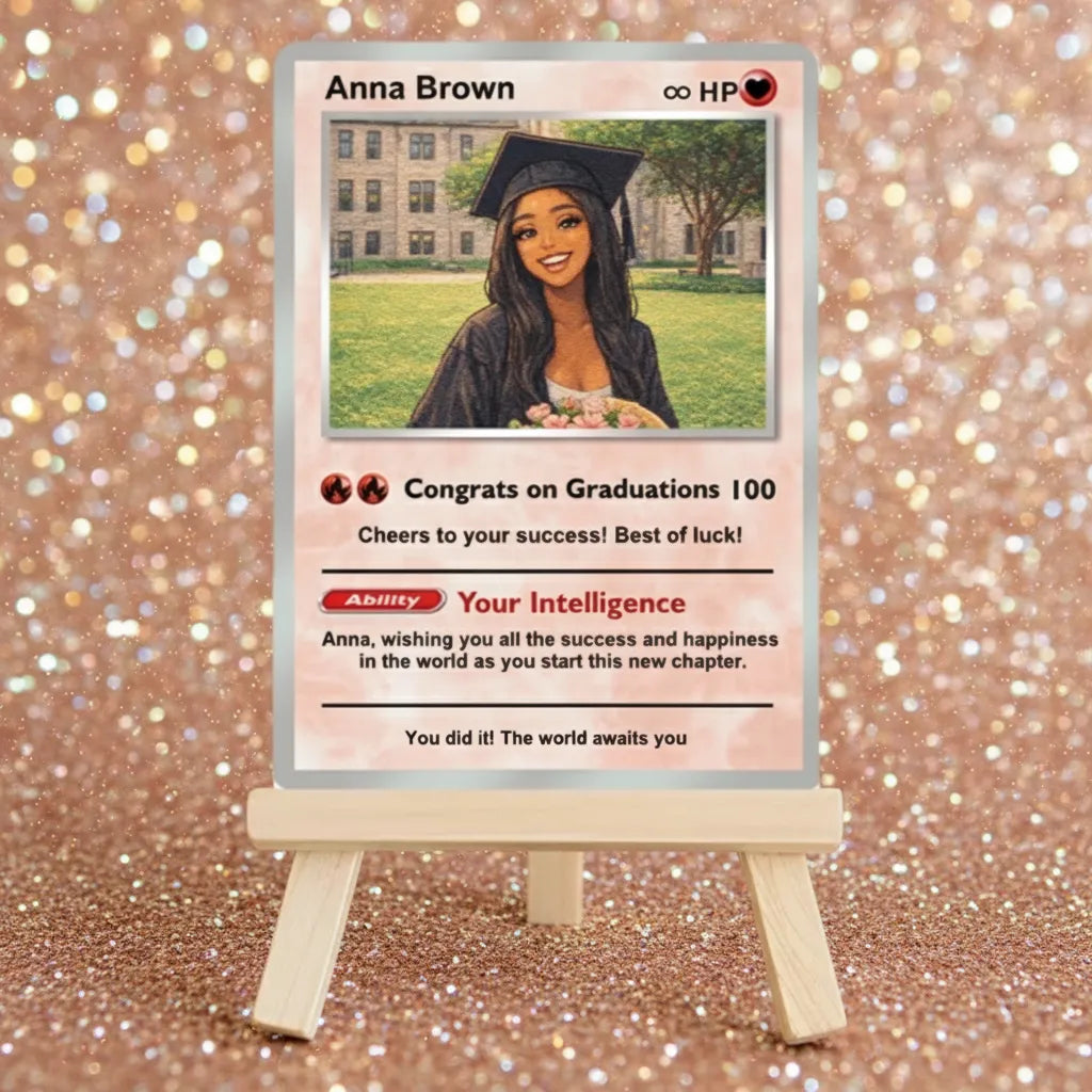 Cheers to your well-deserved success - Personalized Poke Card For Graduate On Graduations