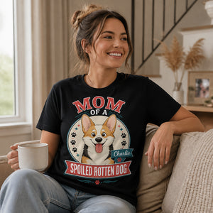 Mom Of A Spoiled Rotten Dog – Custom Pet Portrait Tee - Personalized T-shirt 8221b6af-ad32-47b0-8f0a-1dc23bbe571f.jpg